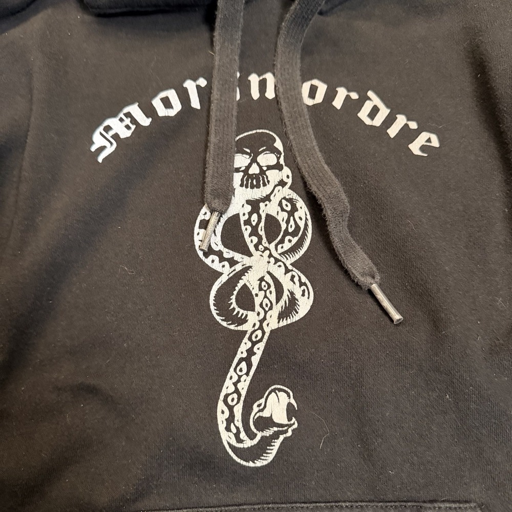 Vans Harry Potter Dark Mark Hoodie Morsmordre Graphic‎ Small Black - Picture 6 of 11